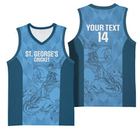 Custom St. Georges Cricket Basketball Jersey Go Champions Sporty Style - Wonder Print Shop