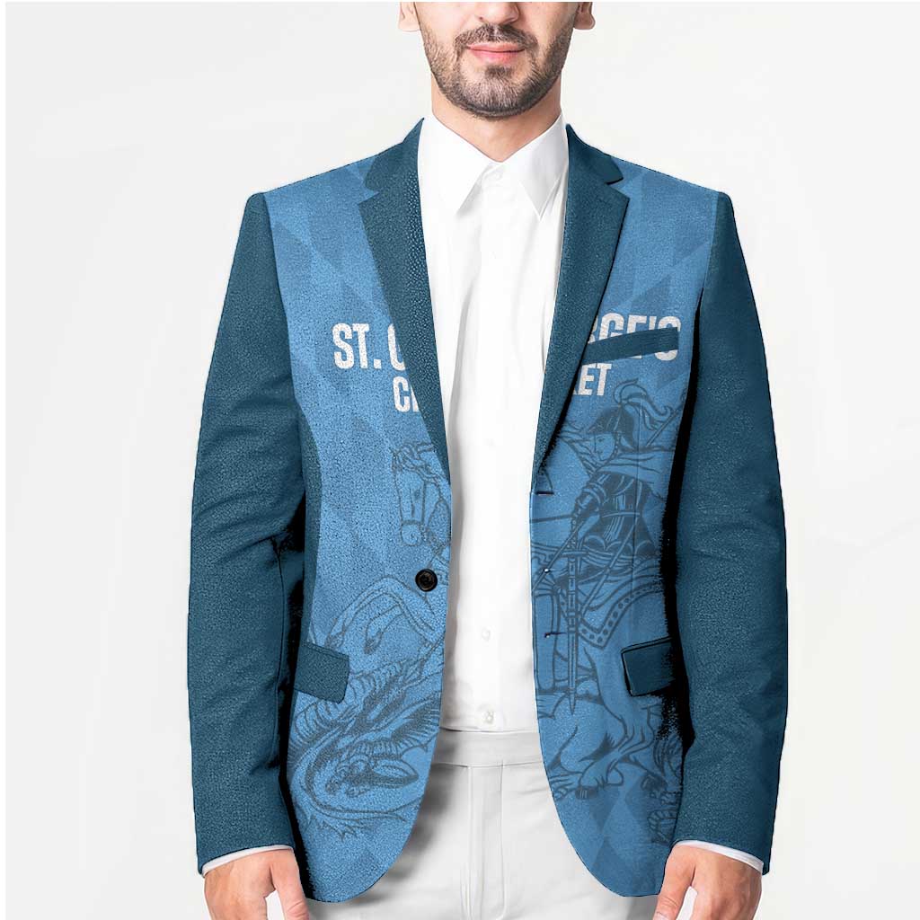 Custom St. Georges Cricket Blazer Go Champions Sporty Style - Wonder Print Shop