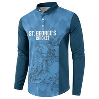 Custom St. Georges Cricket Button Sweatshirt Go Champions Sporty Style - Wonder Print Shop