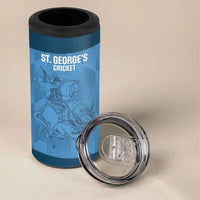 Custom St. Georges Cricket 4 in 1 Can Cooler Tumbler Go Champions Sporty Style - Wonder Print Shop