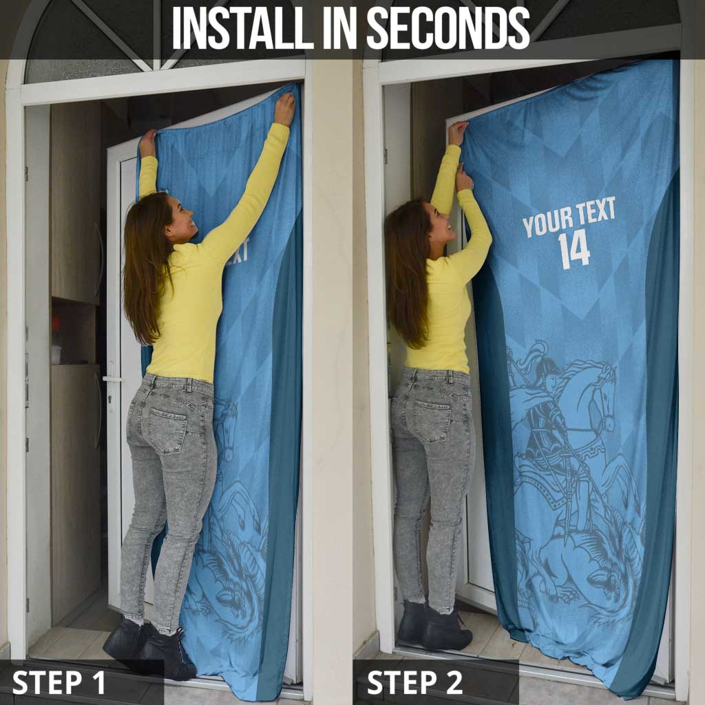 Custom St. Georges Cricket Door Cover Go Champions Sporty Style - Wonder Print Shop