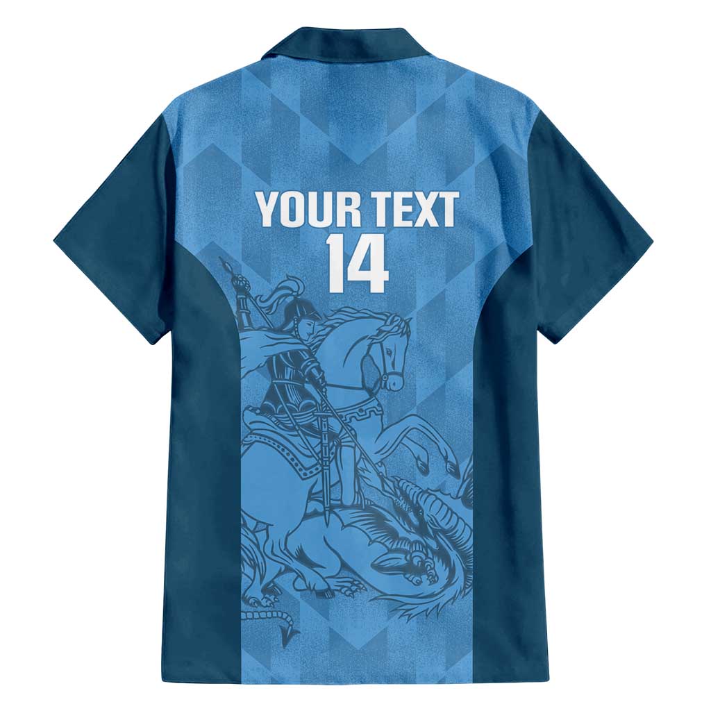 Custom St. Georges Cricket Family Matching Off Shoulder Short Dress and Hawaiian Shirt Go Champions Sporty Style - Wonder Print Shop