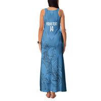 Custom St. Georges Cricket Family Matching Tank Maxi Dress and Hawaiian Shirt Go Champions Sporty Style - Wonder Print Shop