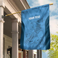 Custom St. Georges Cricket Garden Flag Go Champions Sporty Style - Wonder Print Shop