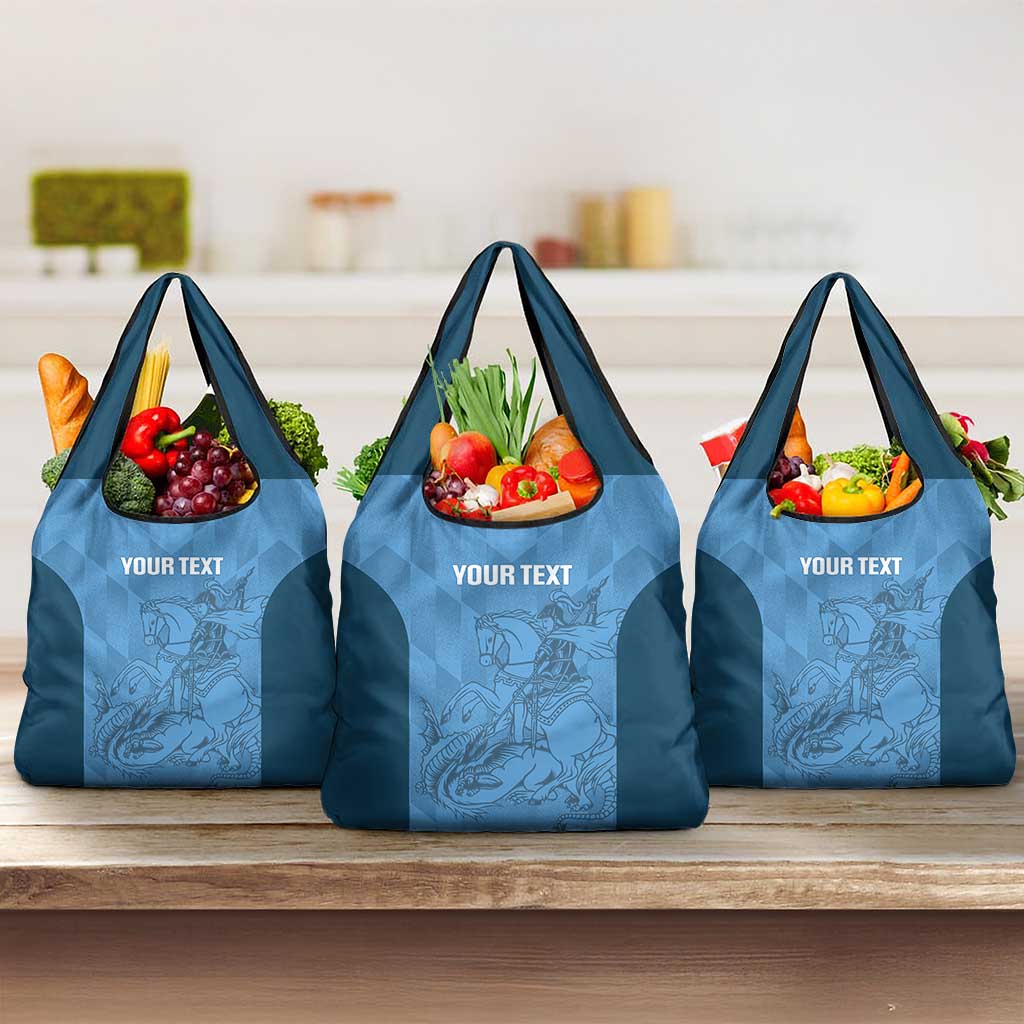 Custom St. Georges Cricket Grocery Bag Go Champions Sporty Style - Wonder Print Shop