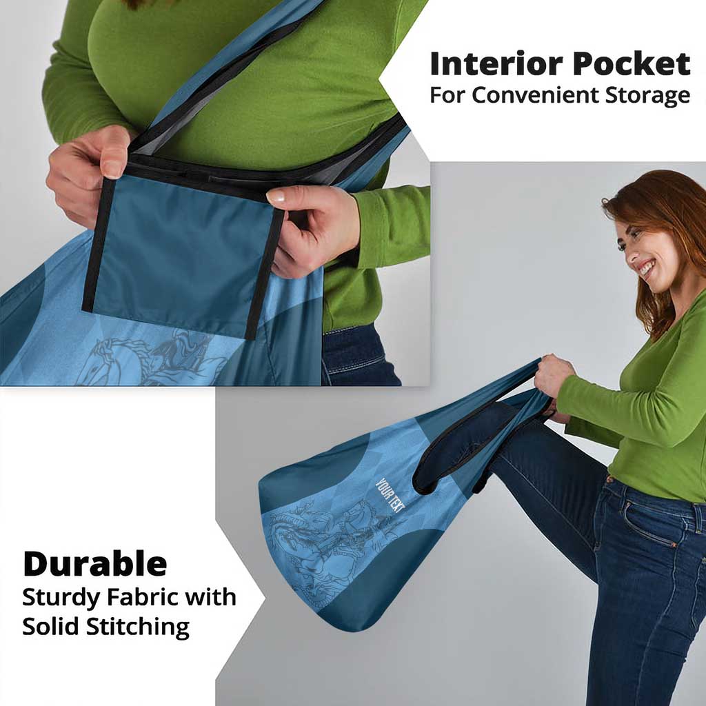 Custom St. Georges Cricket Grocery Bag Go Champions Sporty Style - Wonder Print Shop