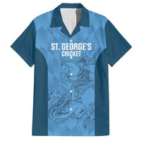Custom St. Georges Cricket Hawaiian Shirt Go Champions Sporty Style - Wonder Print Shop
