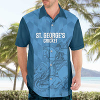 Custom St. Georges Cricket Hawaiian Shirt Go Champions Sporty Style - Wonder Print Shop