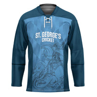 Custom St. Georges Cricket Hockey Jersey Go Champions Sporty Style - Wonder Print Shop