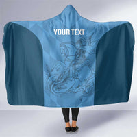 Custom St. Georges Cricket Hooded Blanket Go Champions Sporty Style - Wonder Print Shop