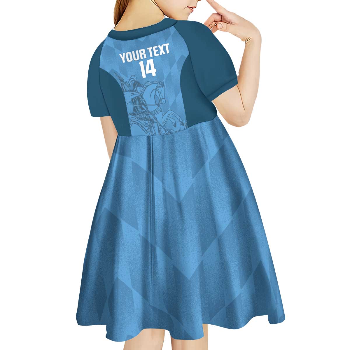 Custom St. Georges Cricket Kid Short Sleeve Dress Go Champions Sporty Style - Wonder Print Shop