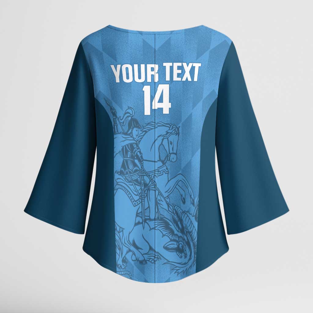 Custom St. Georges Cricket Kimono Sleeve Blouse Go Champions Sporty Style - Wonder Print Shop