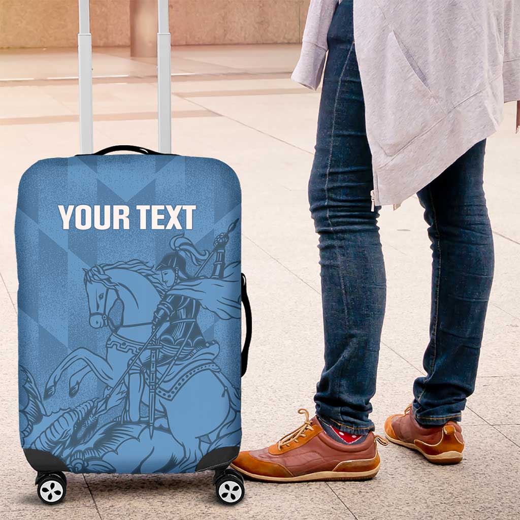 Custom St. Georges Cricket Luggage Cover Go Champions Sporty Style - Wonder Print Shop