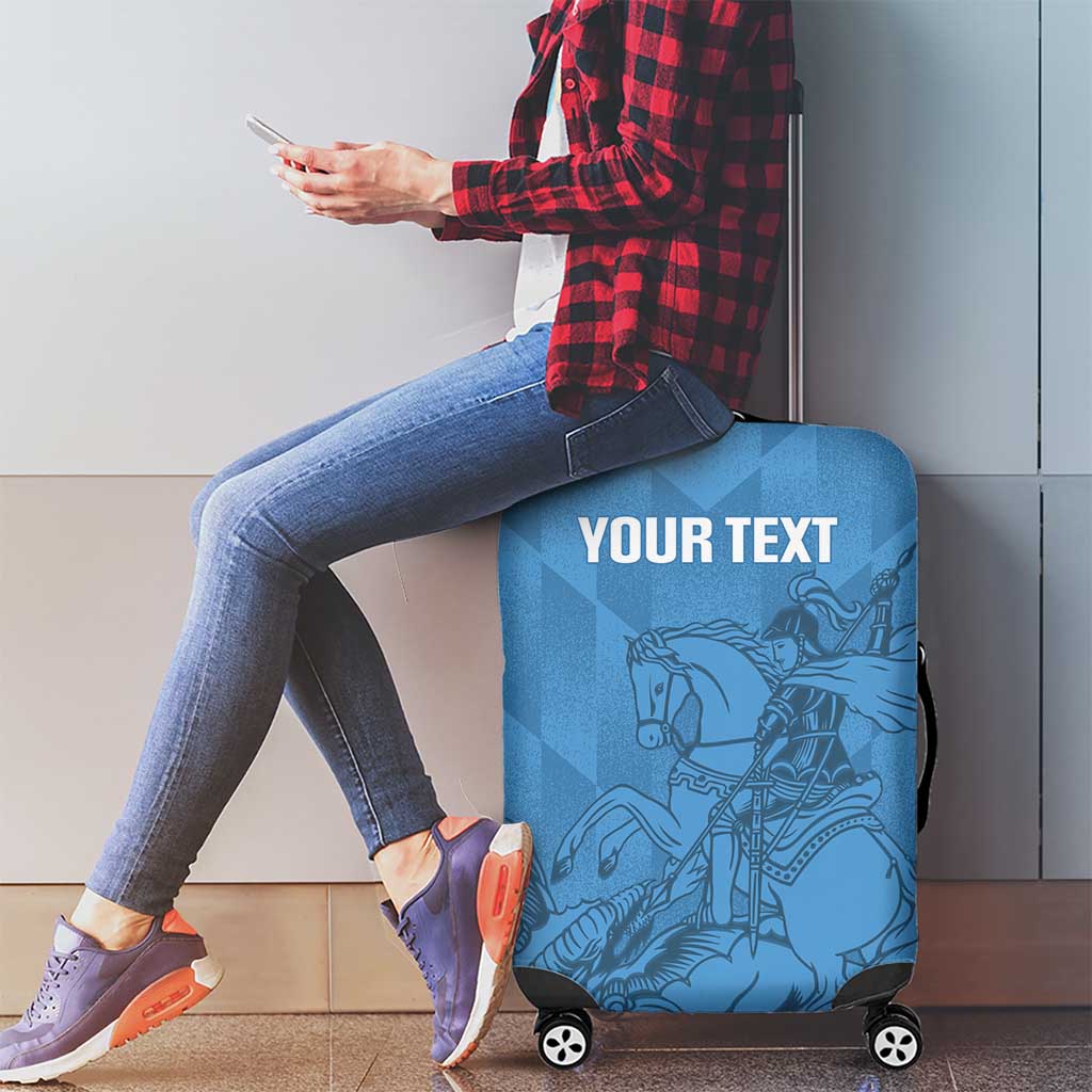 Custom St. Georges Cricket Luggage Cover Go Champions Sporty Style - Wonder Print Shop
