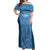 Custom St. Georges Cricket Off Shoulder Maxi Dress Go Champions Sporty Style - Wonder Print Shop