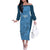 Custom St. Georges Cricket Off The Shoulder Long Sleeve Dress Go Champions Sporty Style - Wonder Print Shop