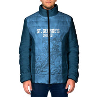 Custom St. Georges Cricket Padded Jacket Go Champions Sporty Style - Wonder Print Shop