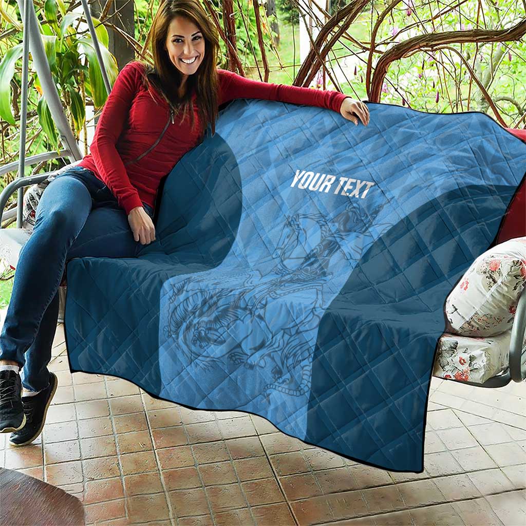 Custom St. Georges Cricket Quilt Go Champions Sporty Style - Wonder Print Shop