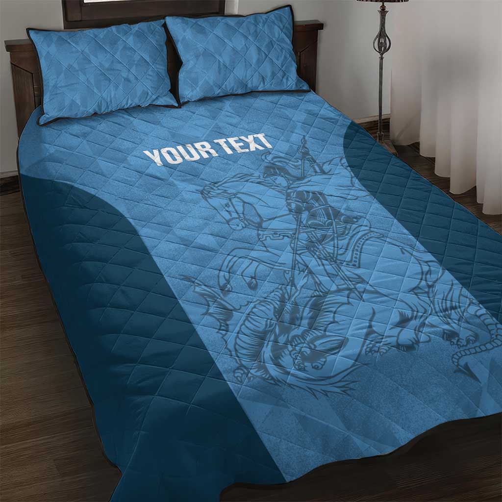 Custom St. Georges Cricket Quilt Bed Set Go Champions Sporty Style - Wonder Print Shop