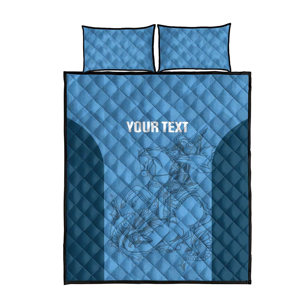 Custom St. Georges Cricket Quilt Bed Set Go Champions Sporty Style - Wonder Print Shop