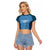 Custom St. Georges Cricket Raglan Cropped T Shirt Go Champions Sporty Style - Wonder Print Shop