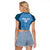 Custom St. Georges Cricket Raglan Cropped T Shirt Go Champions Sporty Style - Wonder Print Shop