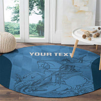 Custom St. Georges Cricket Round Carpet Go Champions Sporty Style - Wonder Print Shop