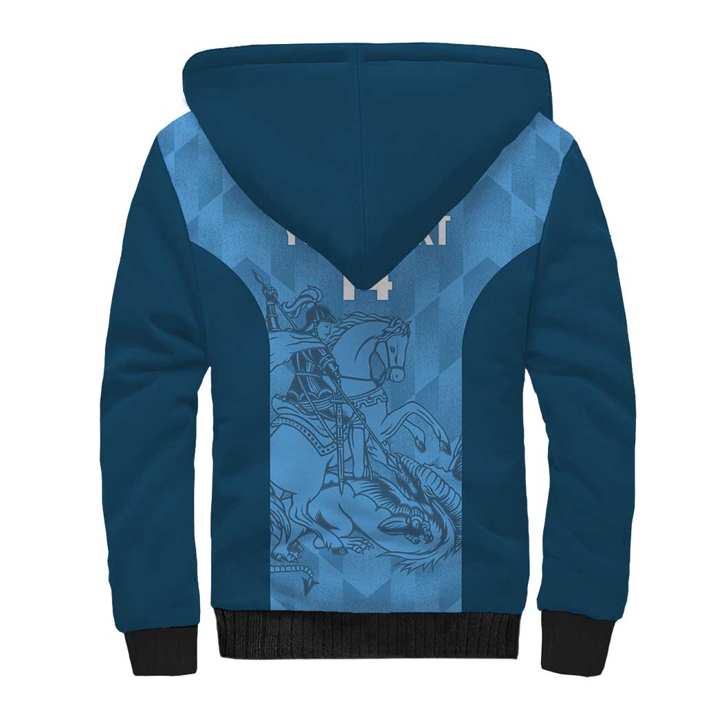 Custom St. Georges Cricket Sherpa Hoodie Go Champions Sporty Style - Wonder Print Shop