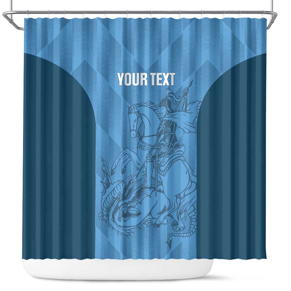 Custom St. Georges Cricket Shower Curtain Go Champions Sporty Style - Wonder Print Shop
