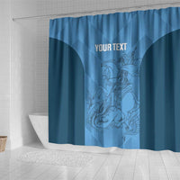 Custom St. Georges Cricket Shower Curtain Go Champions Sporty Style - Wonder Print Shop