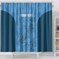Custom St. Georges Cricket Shower Curtain Go Champions Sporty Style - Wonder Print Shop