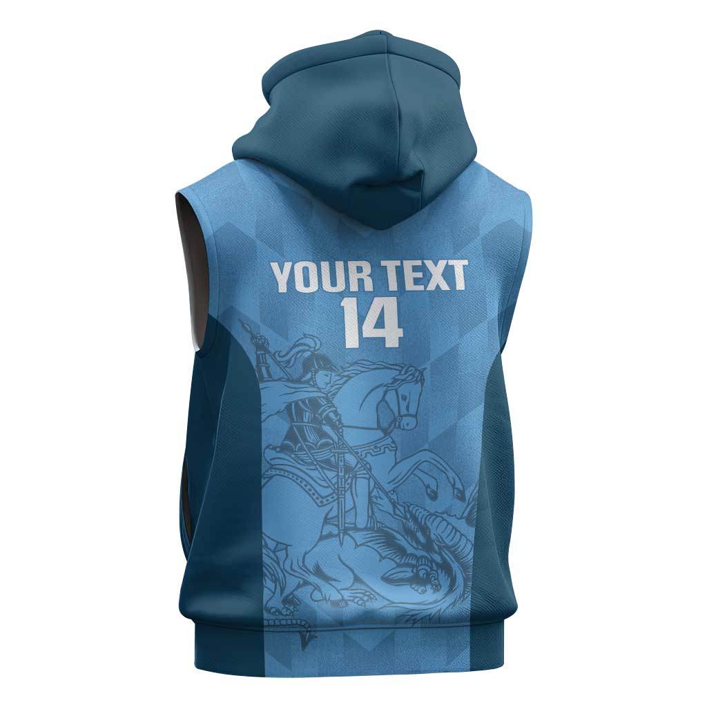 Custom St. Georges Cricket Sleeveless Hoodie Go Champions Sporty Style - Wonder Print Shop