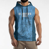 Custom St. Georges Cricket Sleeveless Hoodie Go Champions Sporty Style - Wonder Print Shop