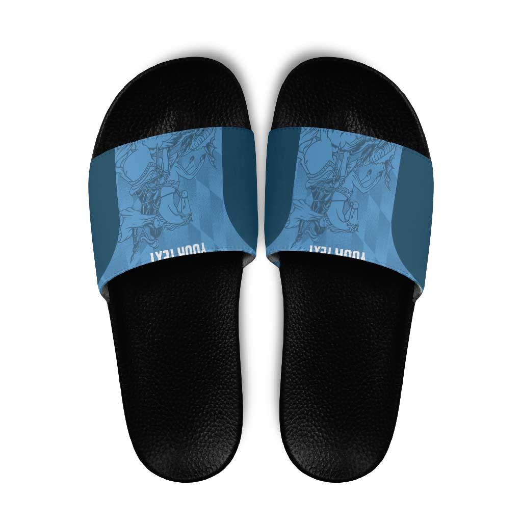 Custom St. Georges Cricket Slide Sandals Go Champions Sporty Style - Wonder Print Shop