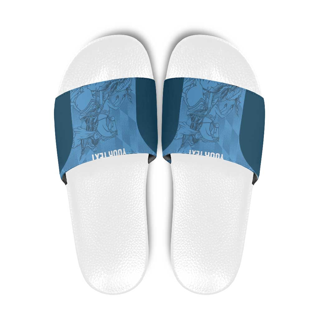Custom St. Georges Cricket Slide Sandals Go Champions Sporty Style - Wonder Print Shop