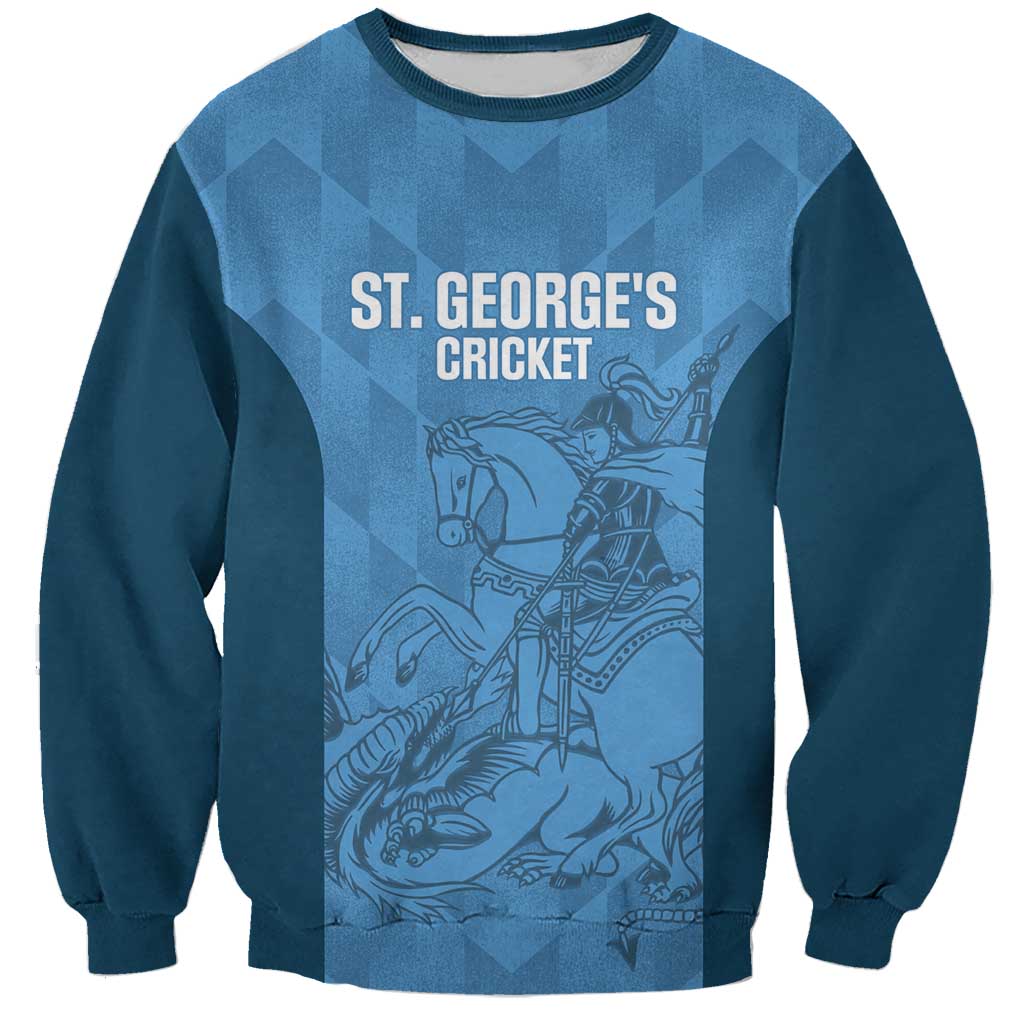 Custom St. Georges Cricket Sweatshirt Go Champions Sporty Style - Wonder Print Shop