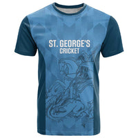 Custom St. Georges Cricket T Shirt Go Champions Sporty Style - Wonder Print Shop
