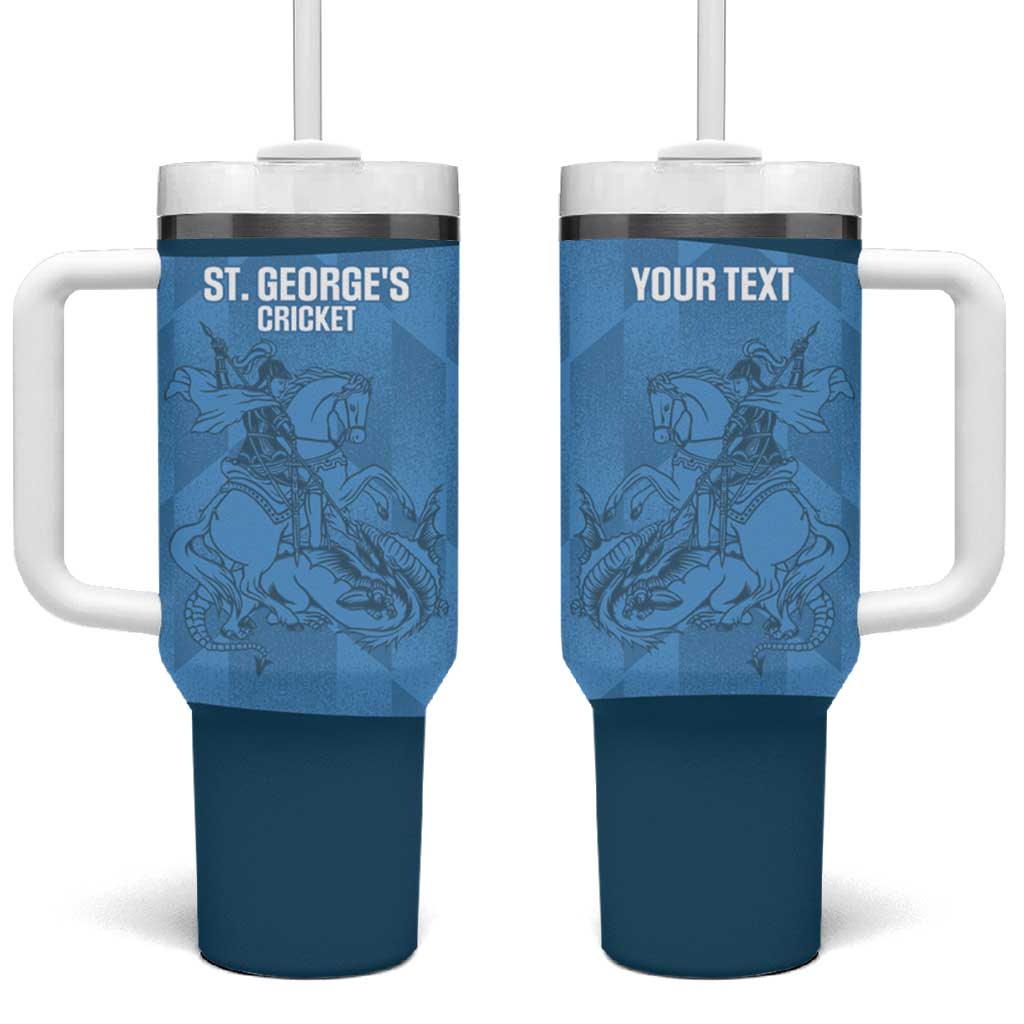 Custom St. Georges Cricket Tumbler With Handle Go Champions Sporty Style - Wonder Print Shop