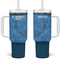 Custom St. Georges Cricket Tumbler With Handle Go Champions Sporty Style - Wonder Print Shop