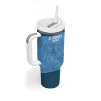 Custom St. Georges Cricket Tumbler With Handle Go Champions Sporty Style - Wonder Print Shop