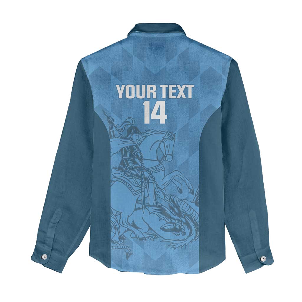 Custom St. Georges Cricket Women Casual Shirt Go Champions Sporty Style - Wonder Print Shop