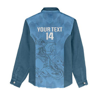 Custom St. Georges Cricket Women Casual Shirt Go Champions Sporty Style - Wonder Print Shop