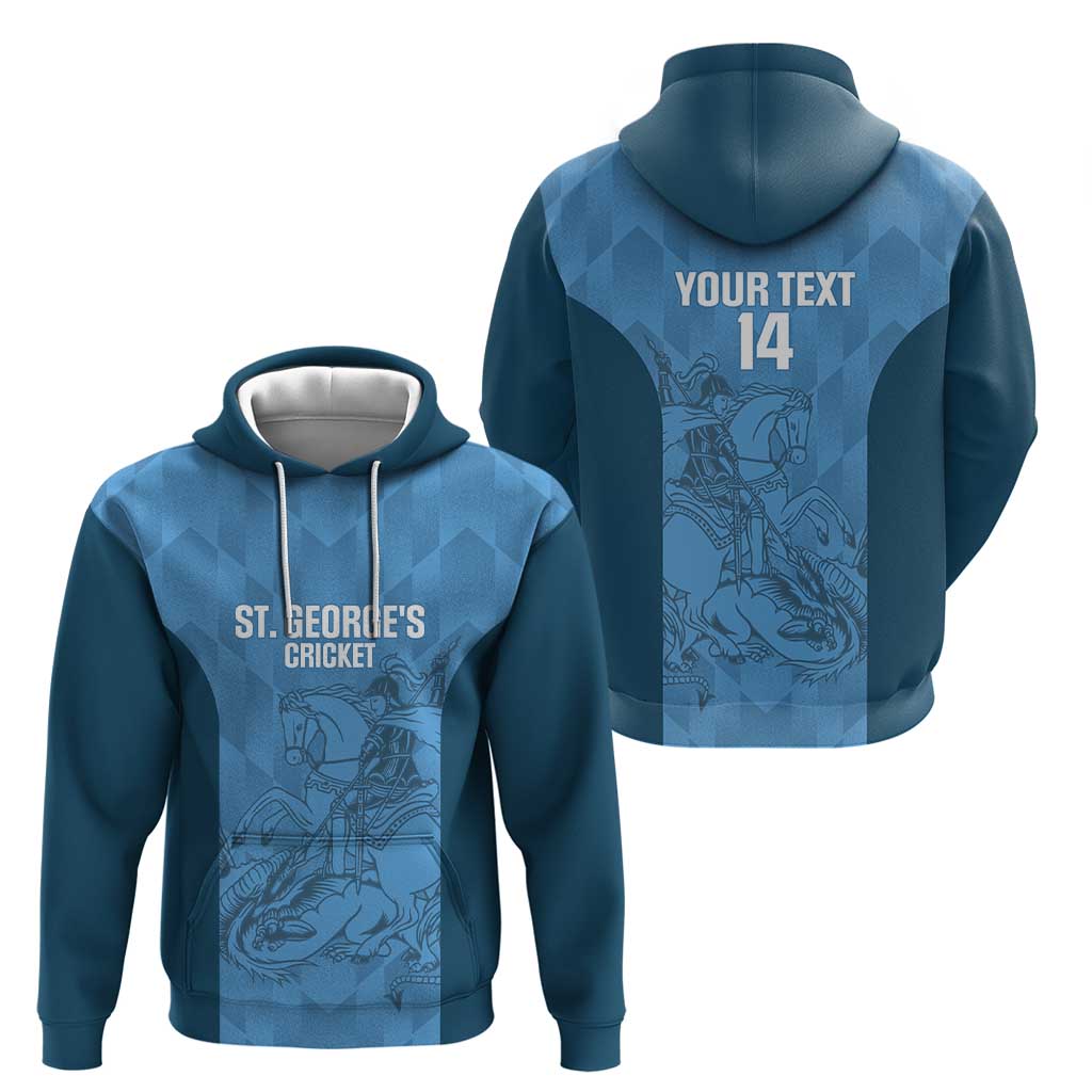 Custom St. Georges Cricket Zip Hoodie Go Champions Sporty Style - Wonder Print Shop