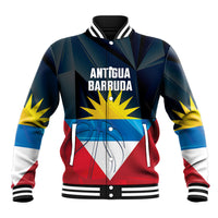 Antigua and Barbuda Basketball Custom Baseball Jacket Flag Sporty Style