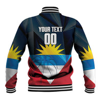 Antigua and Barbuda Basketball Custom Baseball Jacket Flag Sporty Style