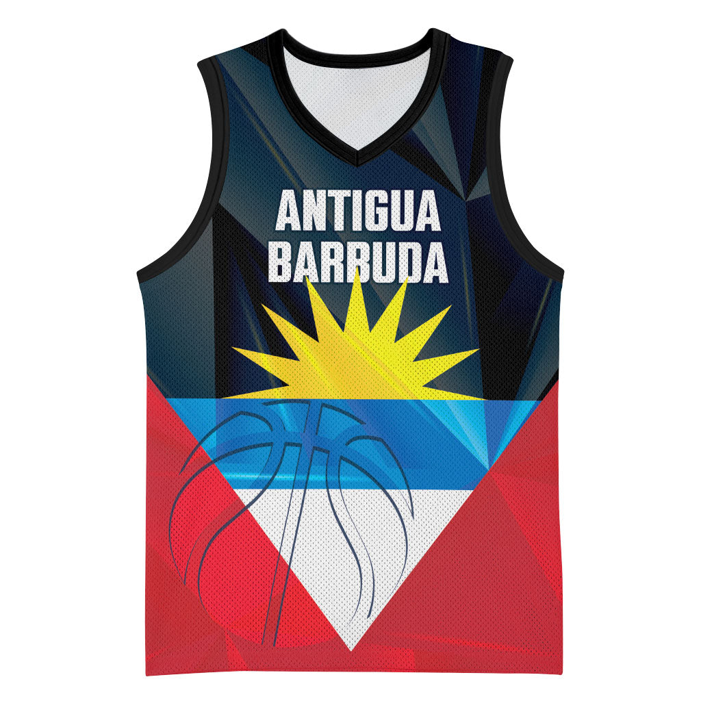 Antigua and Barbuda Basketball Custom Basketball Jersey Flag Sporty Style
