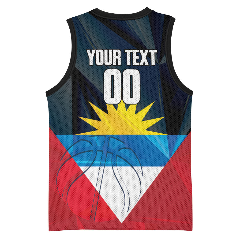 Antigua and Barbuda Basketball Custom Basketball Jersey Flag Sporty Style