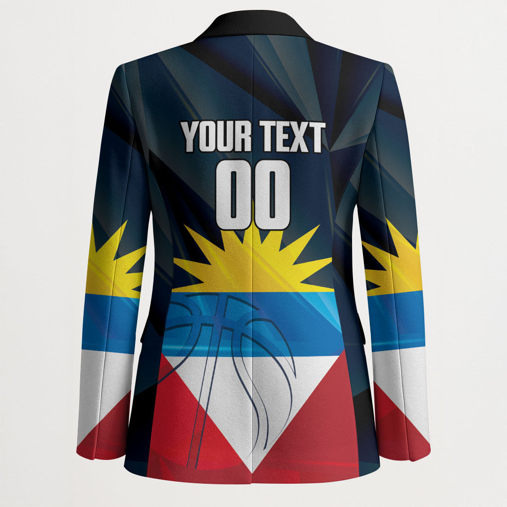Antigua and Barbuda Basketball Custom Blazer Flag Sporty Style