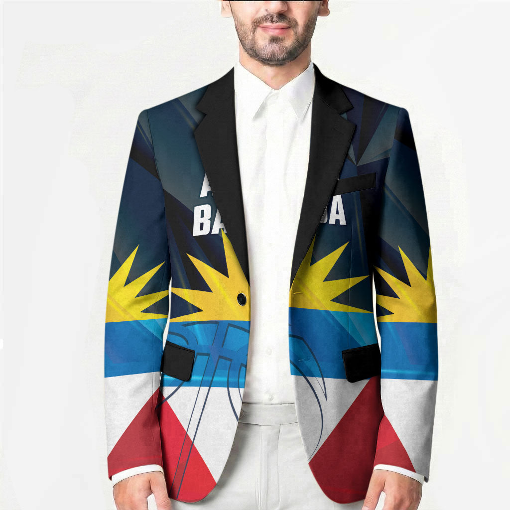 Antigua and Barbuda Basketball Custom Blazer Flag Sporty Style