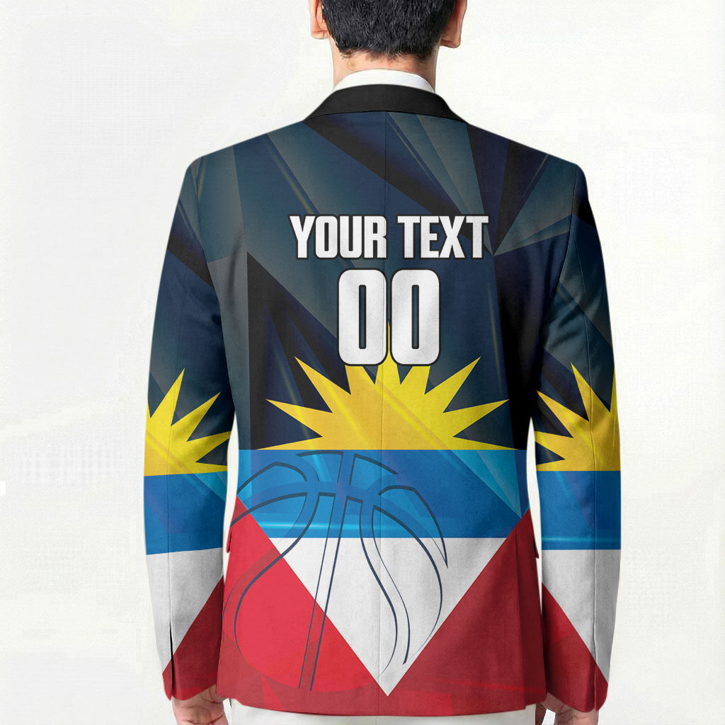 Antigua and Barbuda Basketball Custom Blazer Flag Sporty Style
